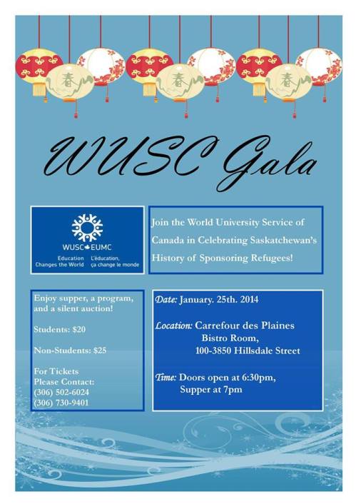 WUSC Gala January 25
